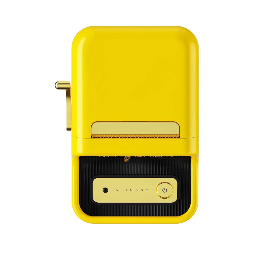 YELLOW Niimbot-B21-portable thermal label bluetooth printer including free label (50*30mm-white)